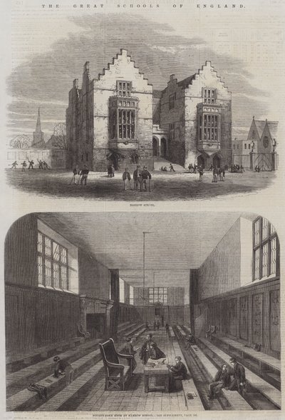 Die großen Schulen Englands (Stich) von English School