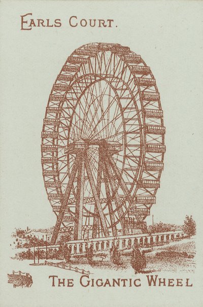 Das Große Rad, Earls Court, London von English School