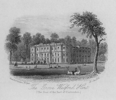 The Grove Watford, Hertfordshire, Sitz des Earl of Clarendon von English School