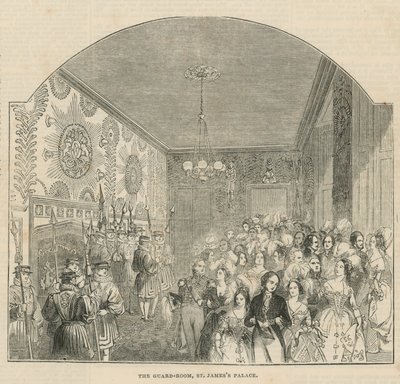 Der Wachraum im St Jamess Palace von English School