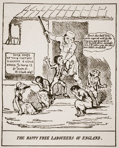 Die glücklichen freien Arbeiter Englands, aus einem Druck veröffentlicht 1833, Illustration aus Die Kirche von England: Eine Geschichte für das Volk von H.D.M. Spence-Jones, veröffentlicht um 1910 von English School