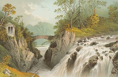 Das Hermitage und die Bruar-Wasserfälle - In der Nähe von Dunkeld von English School