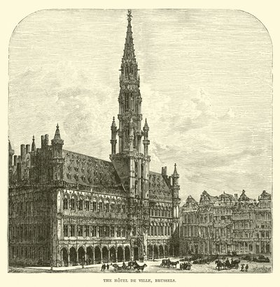 Das Rathaus, Brüssel von English School