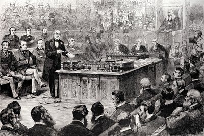 Das Unterhaus am Donnerstag, den 8. April: Die Debatte über die Regierung Irlands, aus 