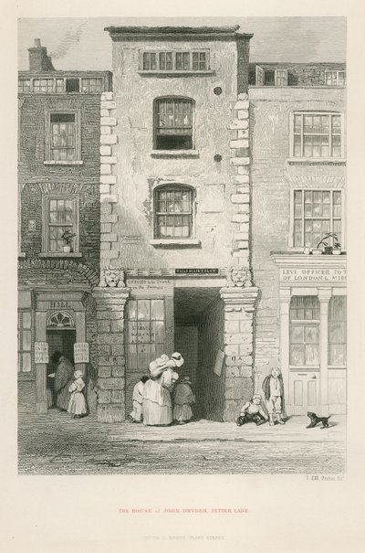 Das Haus von John Dryden, Fetter Lane von English School