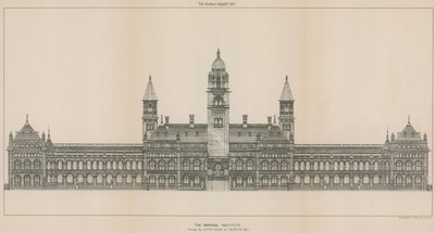 Das Imperial Institute: Entwurf von Aston Webb und E Ingress Bell von English School