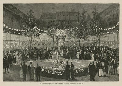 Das Imperial Institute: Die Beleuchtung in den Gärten von English School