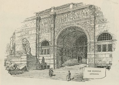 Das Imperial Institute: Der Haupteingang von English School