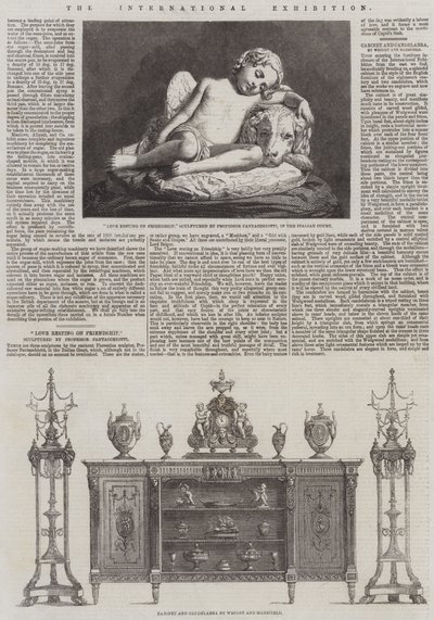 Die Internationale Ausstellung (Gravur) von English School