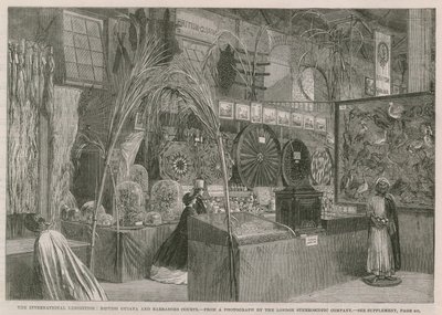 Die Internationale Ausstellung; British Guiana und Barbados Courts von English School