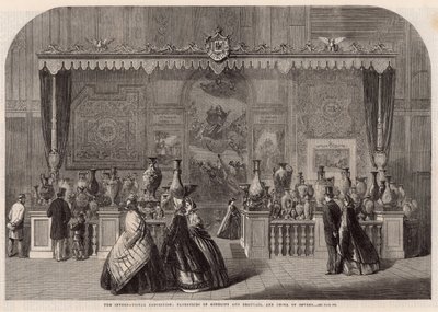 Die Internationale Ausstellung; Gobelins- und Beauvais-Tapisserien und Sevres-Porzellan von English School