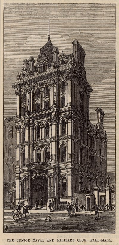 The Junior Naval and Military Club, Pall Mall von English School