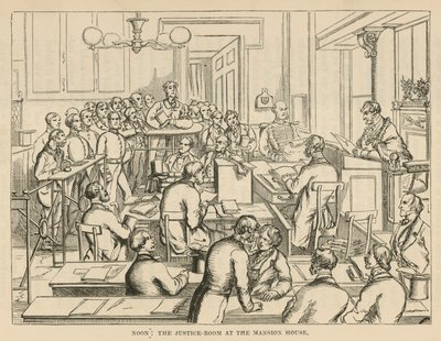 Der Justizraum im Mansion House von English School