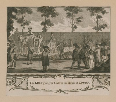 Der König geht in Staatsform ins Oberhaus von English School
