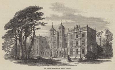 Die Kneller Hall Training School in Whitton (Stich) von English School