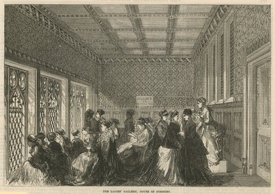 Die Damengalerie, House of Commons von English School