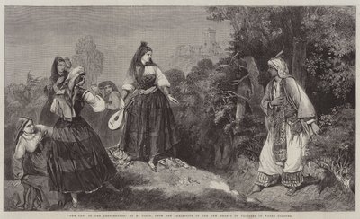 "Der letzte der Abencerages," aus der Ausstellung der New Society of Painters in Water Colours von English School