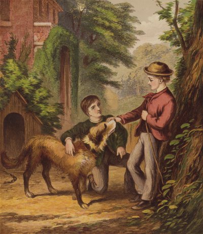 Der kleine Hund Trusty von English School