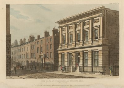 Die London Commercial Sale Rooms von English School