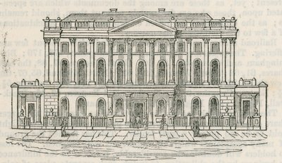 Die London Institution, Finsbury Circus, London von English School