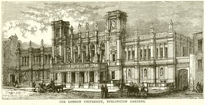 Die London University, Burlington Gardens von English School