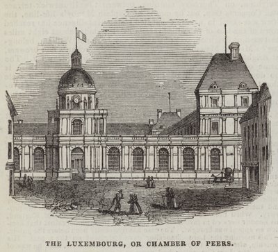 Das Luxemburg oder die Kammer der Peers (Stich) von English School