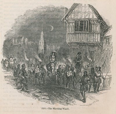 Die marschierende Wache von English School