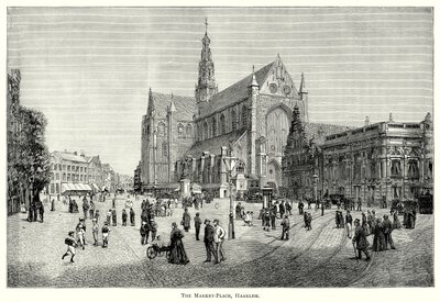 Der Marktplatz, Haarlem von English School