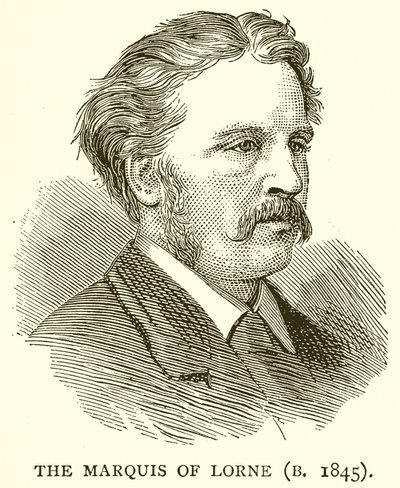 Der Marquis von Lorne (geb. 1845) von English School