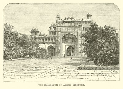 Das Mausoleum von Akbar, Sikundra von English School