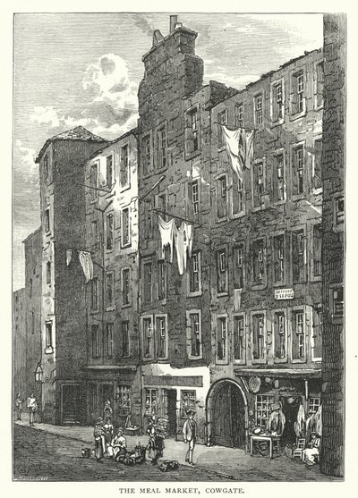 Der Mahlmarkt, Cowgate (Stich) von English School