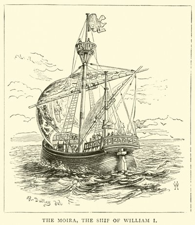 Die Moira, das Schiff von Wilhelm I. von English School
