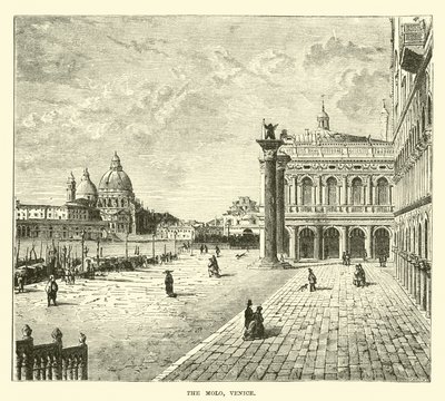 Der Molo, Venedig von English School