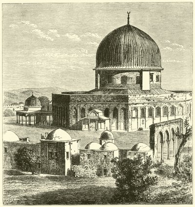 Die Omar-Moschee in Jerusalem von English School