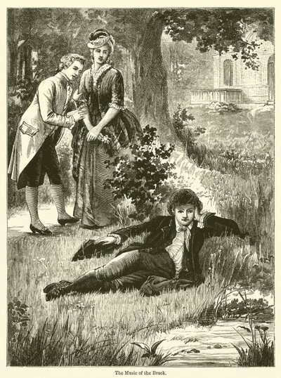 Die Musik des Baches (Gravur) von English School