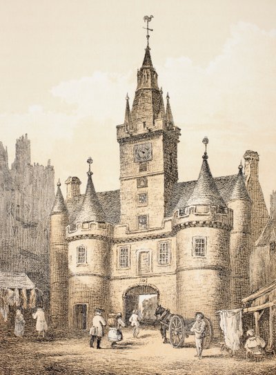 Das Netherbow-Tor, Edinburgh, aus 