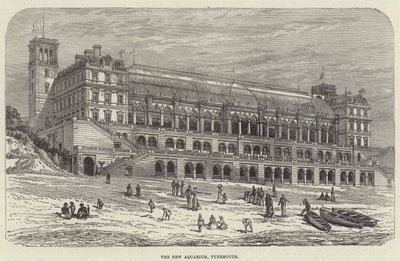 Das neue Aquarium, Tynemouth (Gravur) von English School
