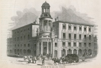 Die neue Kohlenbörse, Thames Street von English School
