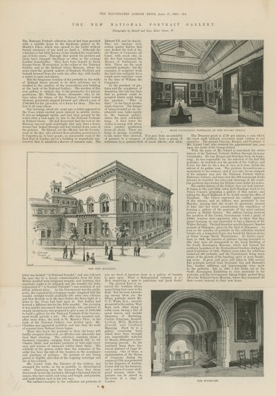 Die neue National Portrait Gallery von English School