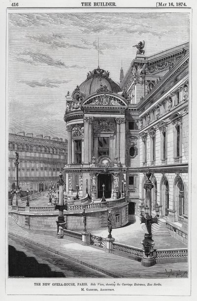 Das neue Opernhaus, Paris von English School