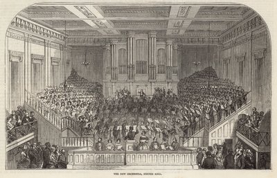 Das neue Orchester, Exeter Hall, London von English School