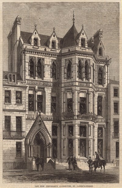Das Neue Universitätsclubhaus, St Jamess Street von English School
