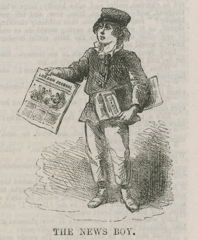 Der Zeitungsjunge von English School
