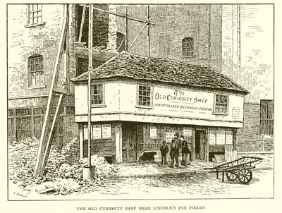 Das Alte Kuriositätenkabinett in der Nähe von Lincolns Inn Fields von English School