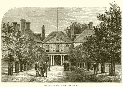 Das alte Haus, vom Hof aus von English School