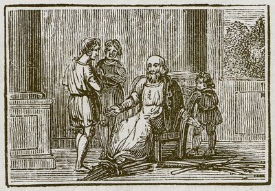 Der alte Mann und seine Söhne von English School