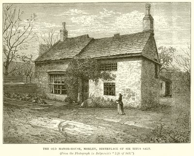 Das alte Herrenhaus, Morley, Geburtsort von Sir Titus Salt von English School