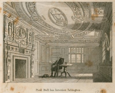 Das alte Pied Bull, Innenansicht von English School