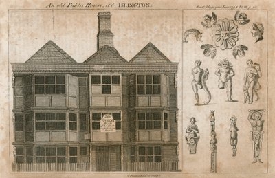 Das alte Queens Head, Islington von English School
