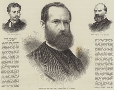 Die Orléans-Prinzen (Gravur) von English School